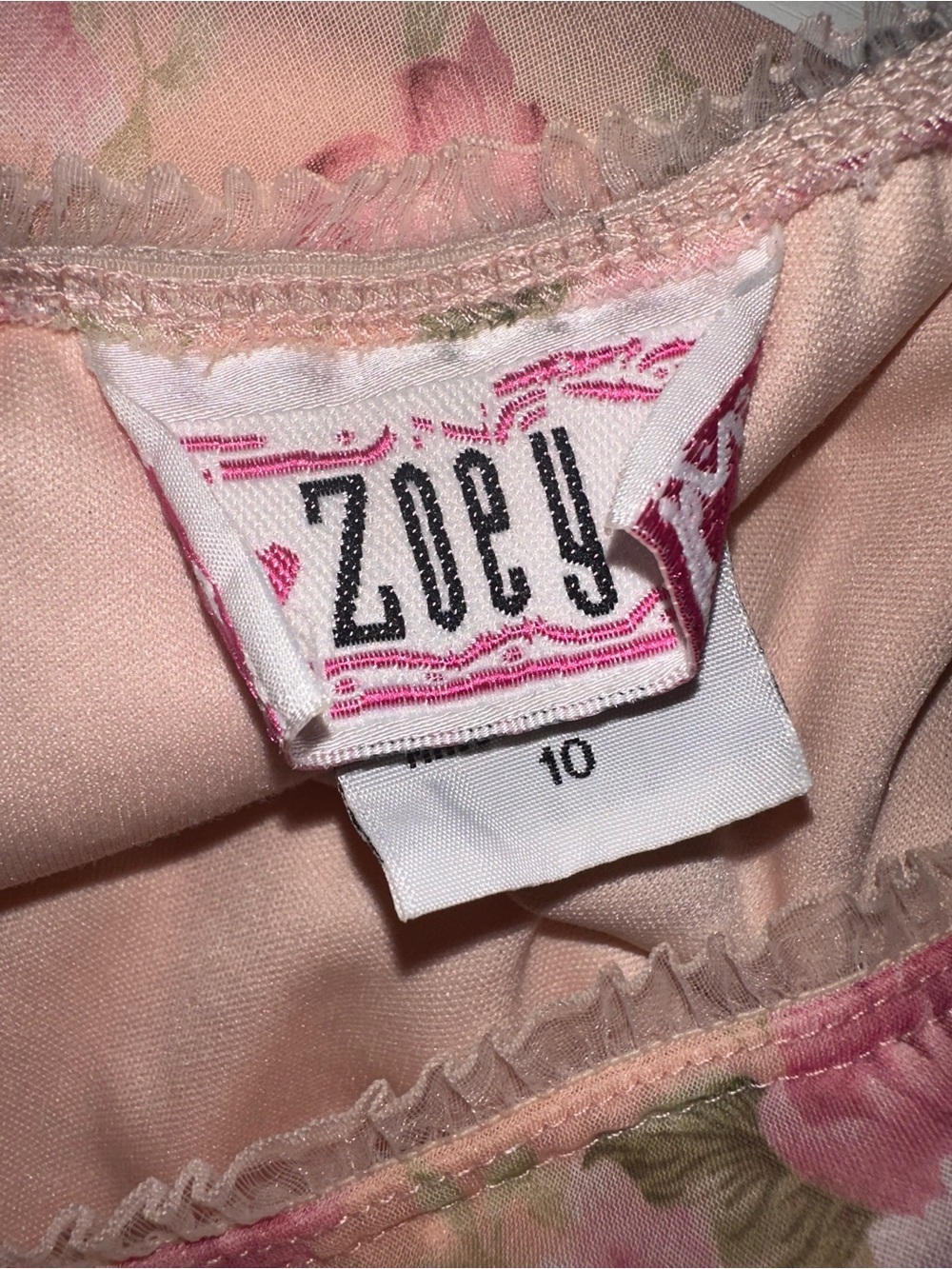 Vtg 90s/Y2K Floral Ruffle Skirt - Picture 8 of 10